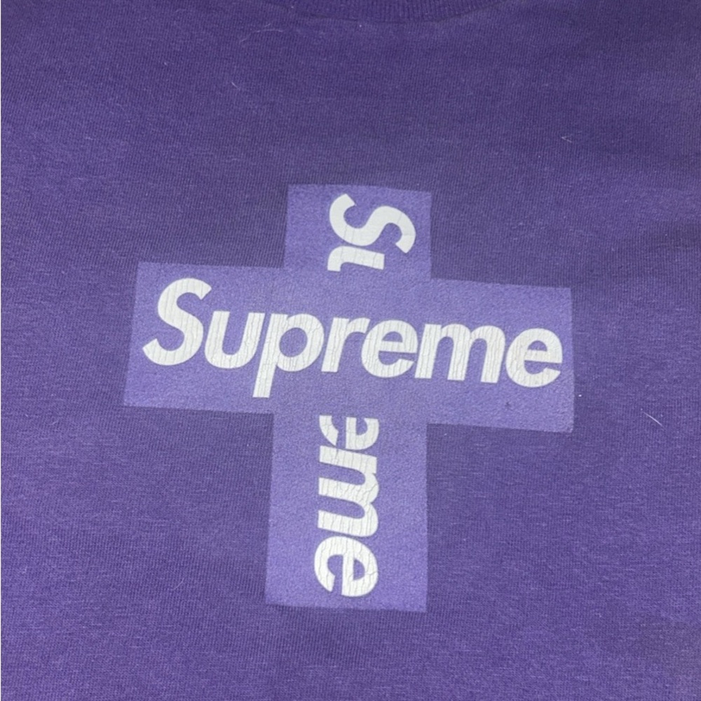 Supreme Violet Box Logo Tee